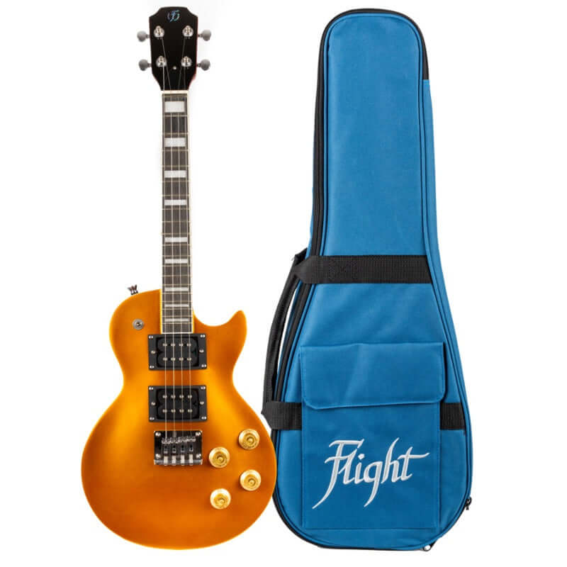 FLIGHT Centurion Solid Body Electric Ukulele - Gold