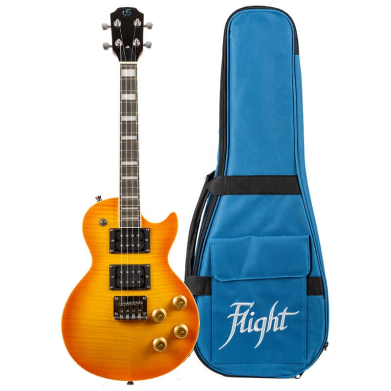 FLIGHT Centurion Solid Body Electric Ukulele - Vintage Burst