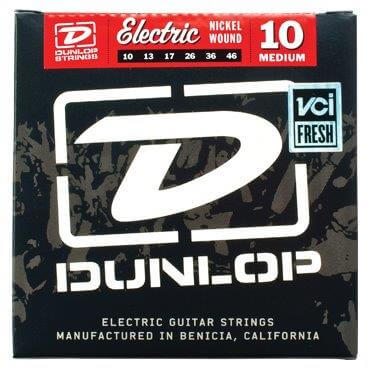 DUNLOP ELECTRIC GTR STR SET 10/46 N/P-ST MED