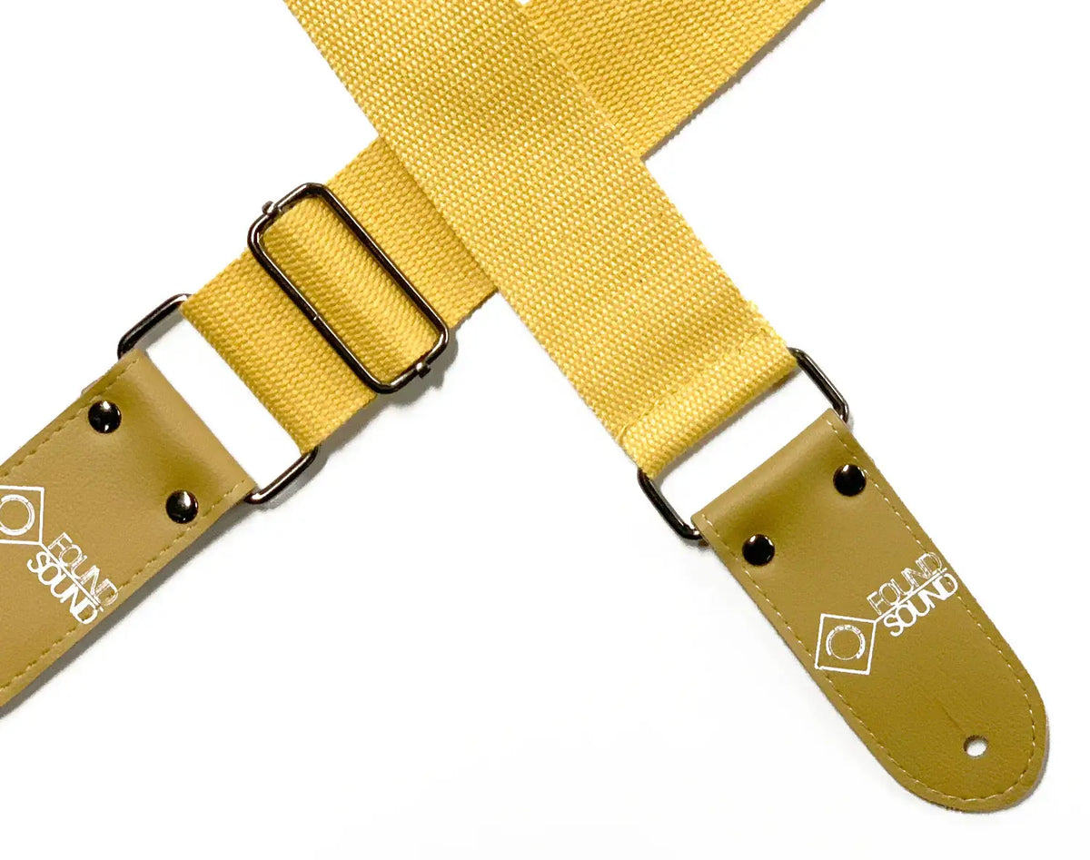 DSL 2" Cotton Webbing Strap - Yellow