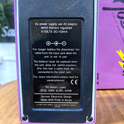 Nobels Tremolo / Chorus Pedal (Purple) – Previously Owned by Tommy Emmanuel