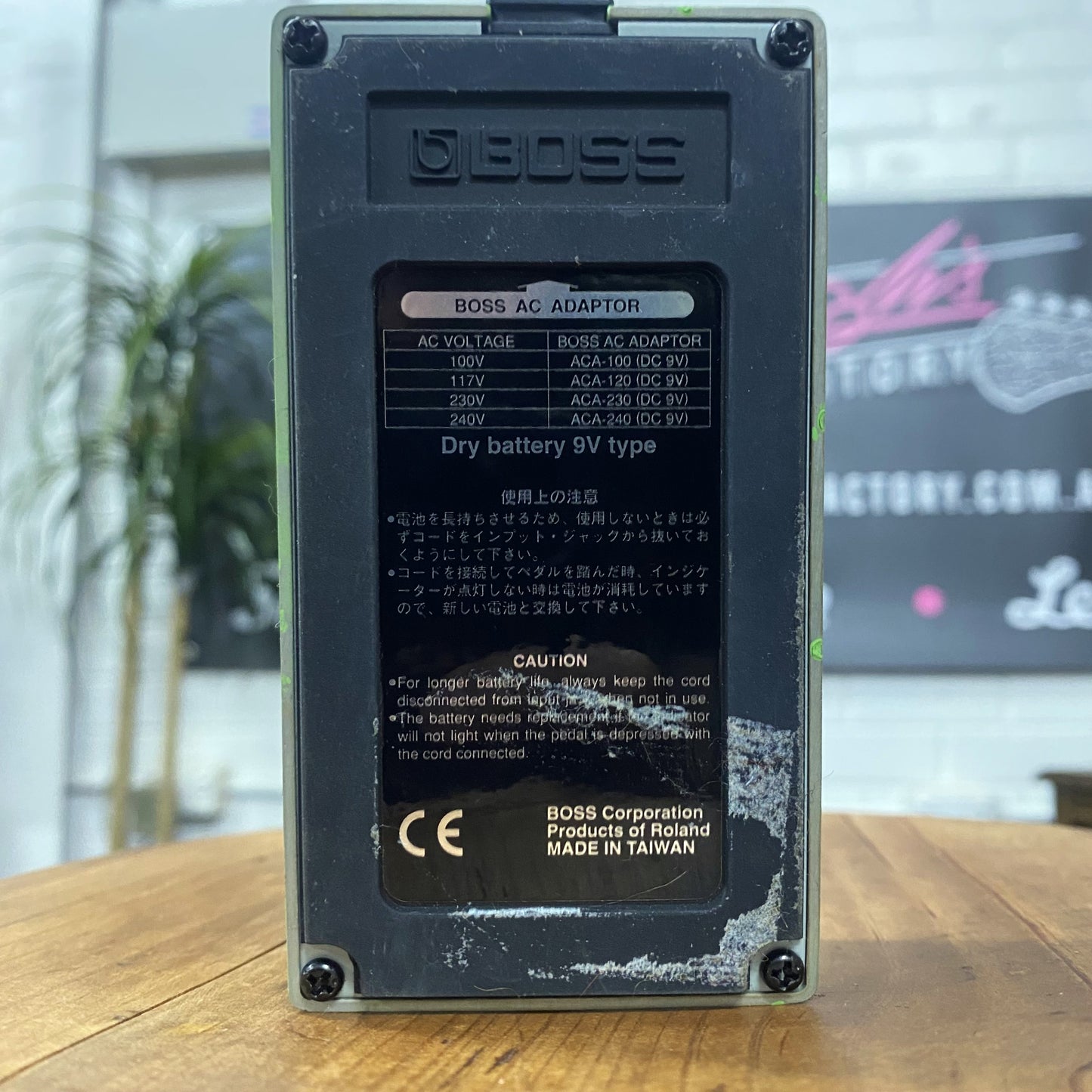 BOSS Phase Shifter Pedal – Previously Owned by Tommy Emmanuel