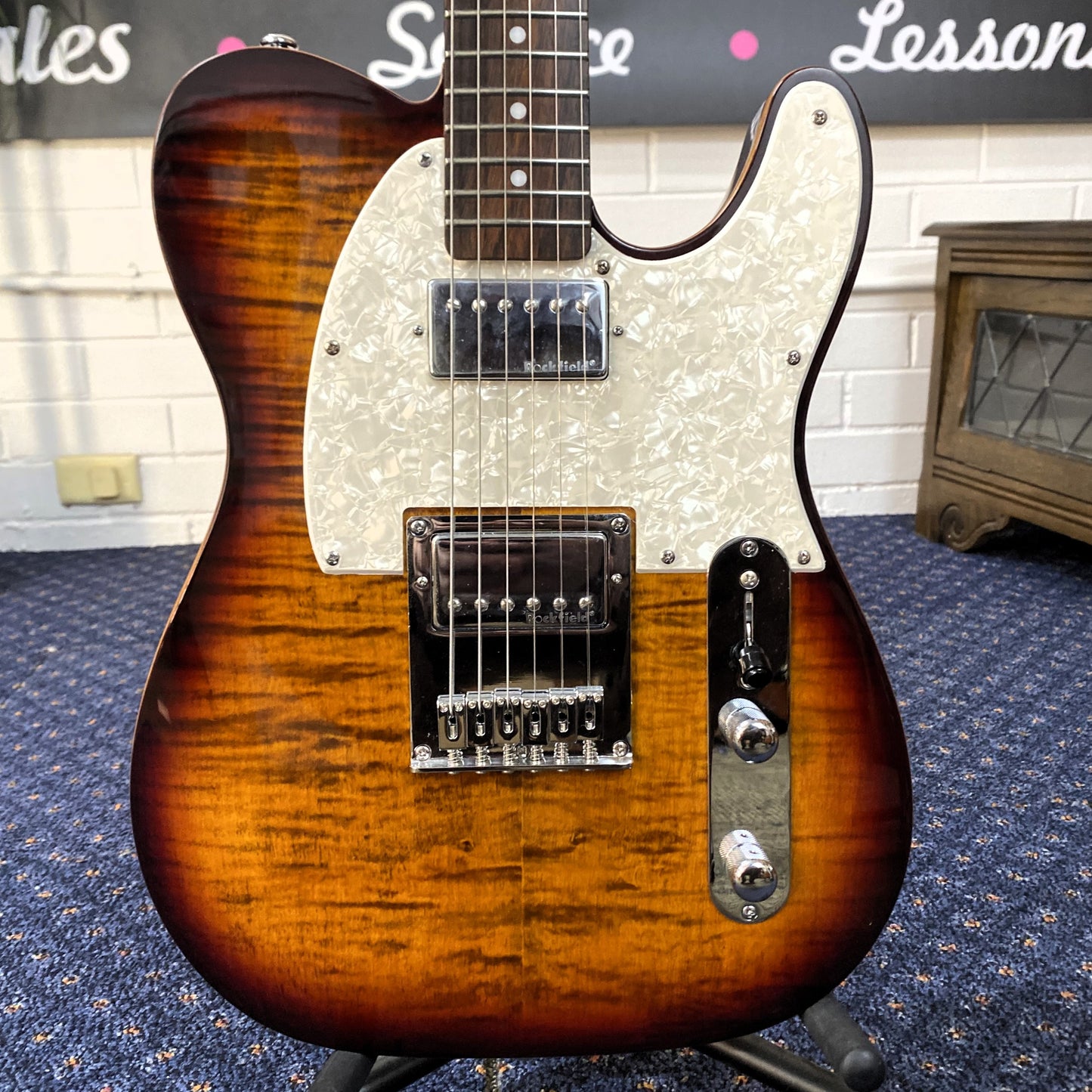 MICHAEL KELLY 1953 Guitar Single Cutaway - Dark Tigers Eye