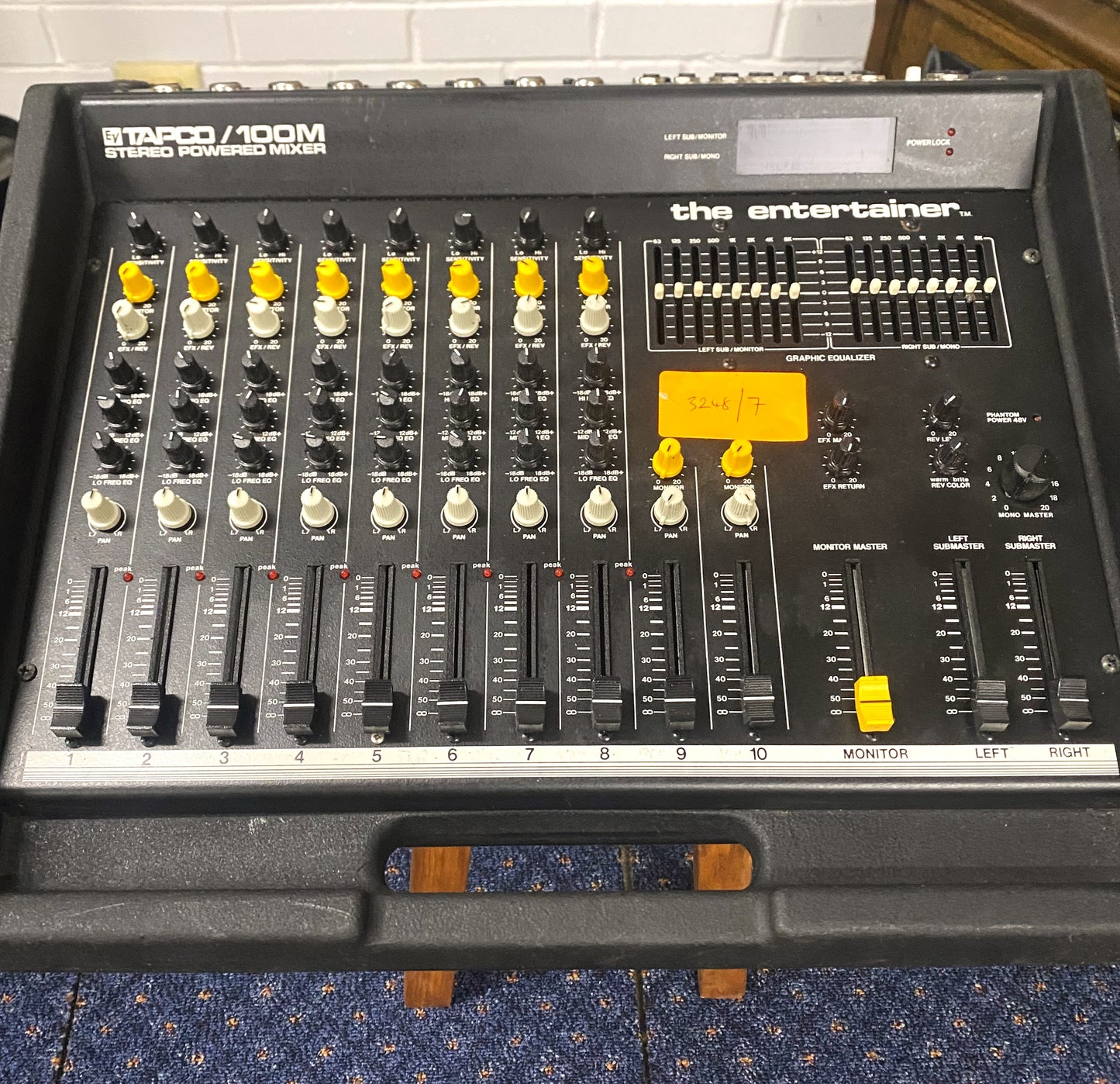 EV Tapco 100M Powered Mixing Desk Owned by Tommy Emmanuel