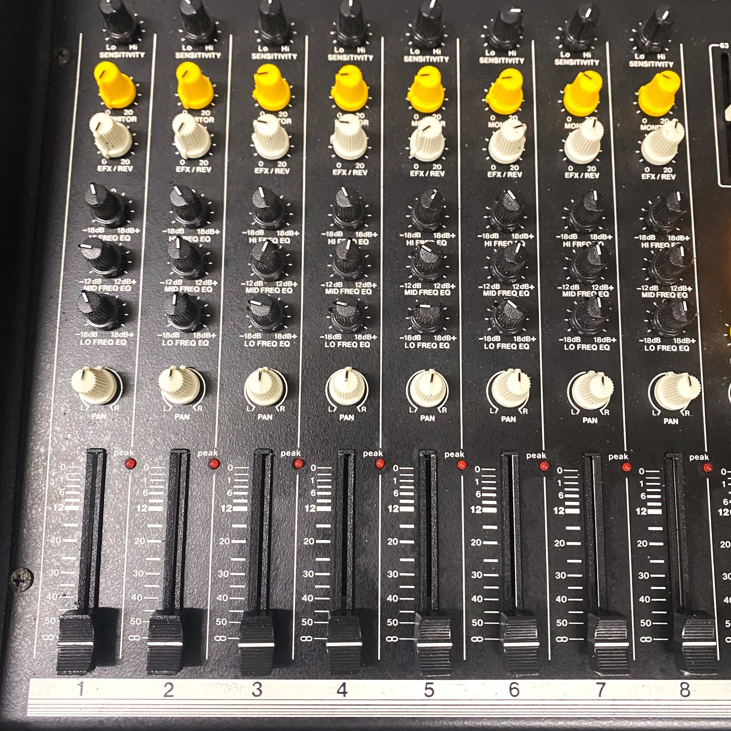 EV Tapco 100M Powered Mixing Desk Owned by Tommy Emmanuel