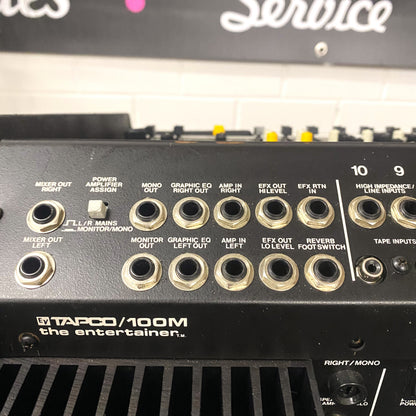 EV Tapco 100M Powered Mixing Desk Owned by Tommy Emmanuel
