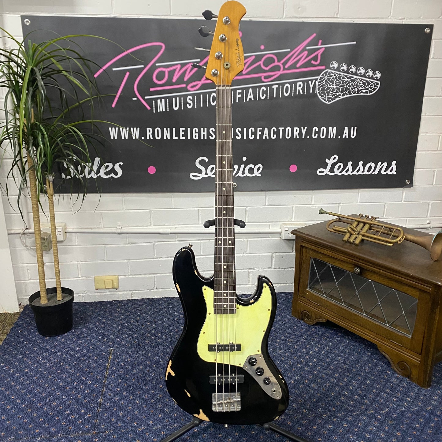 TOKAI 'Legacy Series' JB-Style Electric Bass - Black