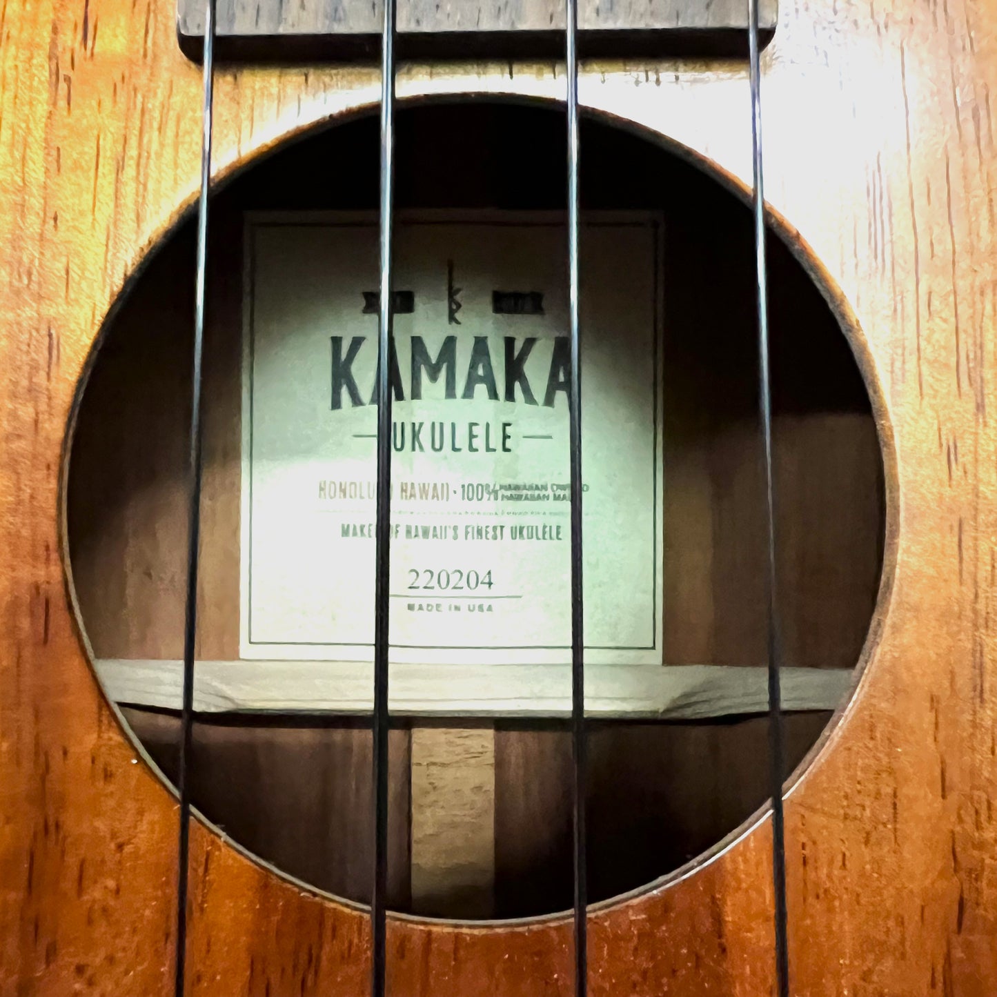 KAMAKA HF3 - Tenor Ukulele All Solid Koa