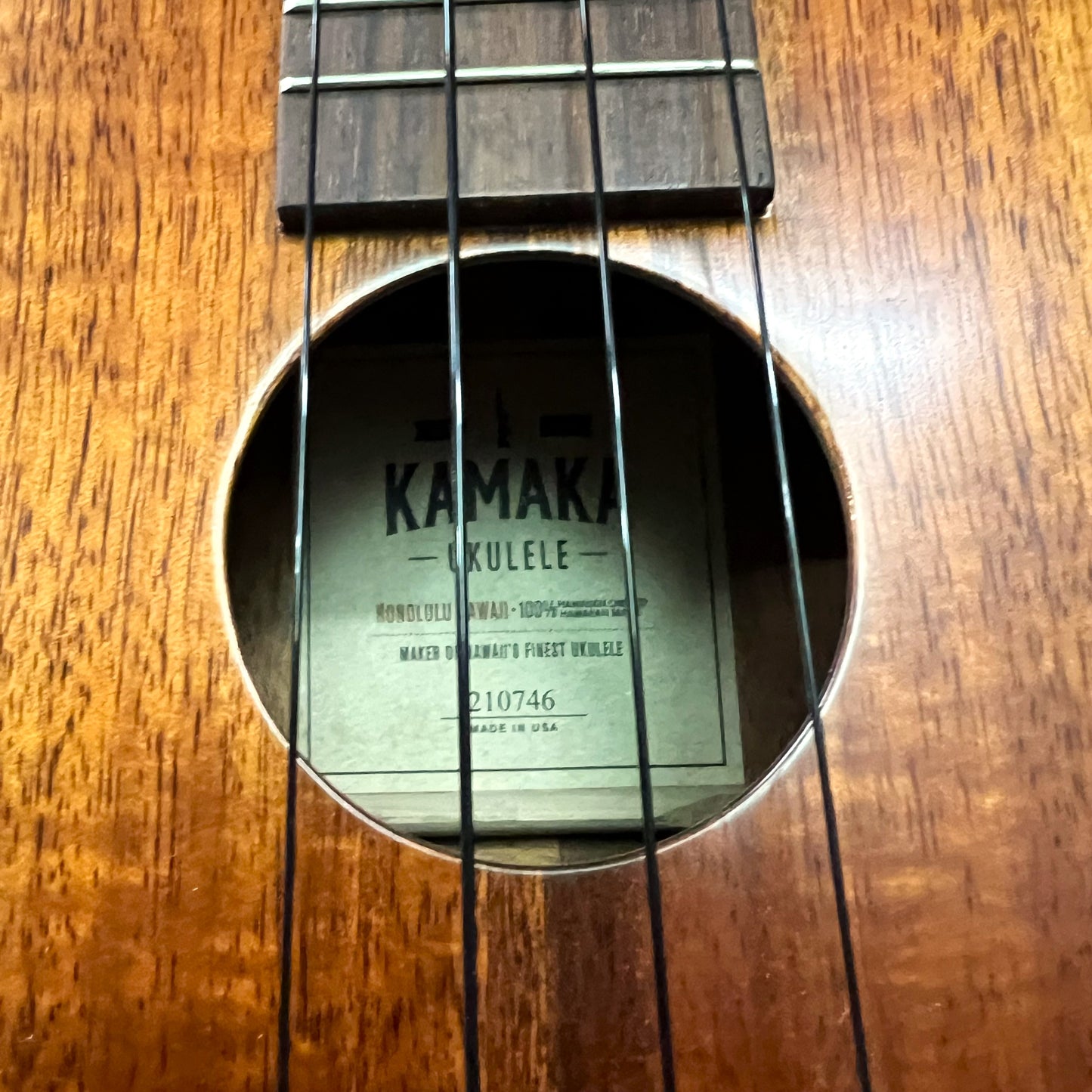 KAMAKA HF2-Concert Ukulele - All Solid Koa