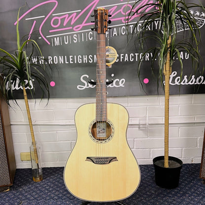 Bromo BAT1 Solid Spruce Top Dreadnought Acoustic Guitar – Tahoma Series