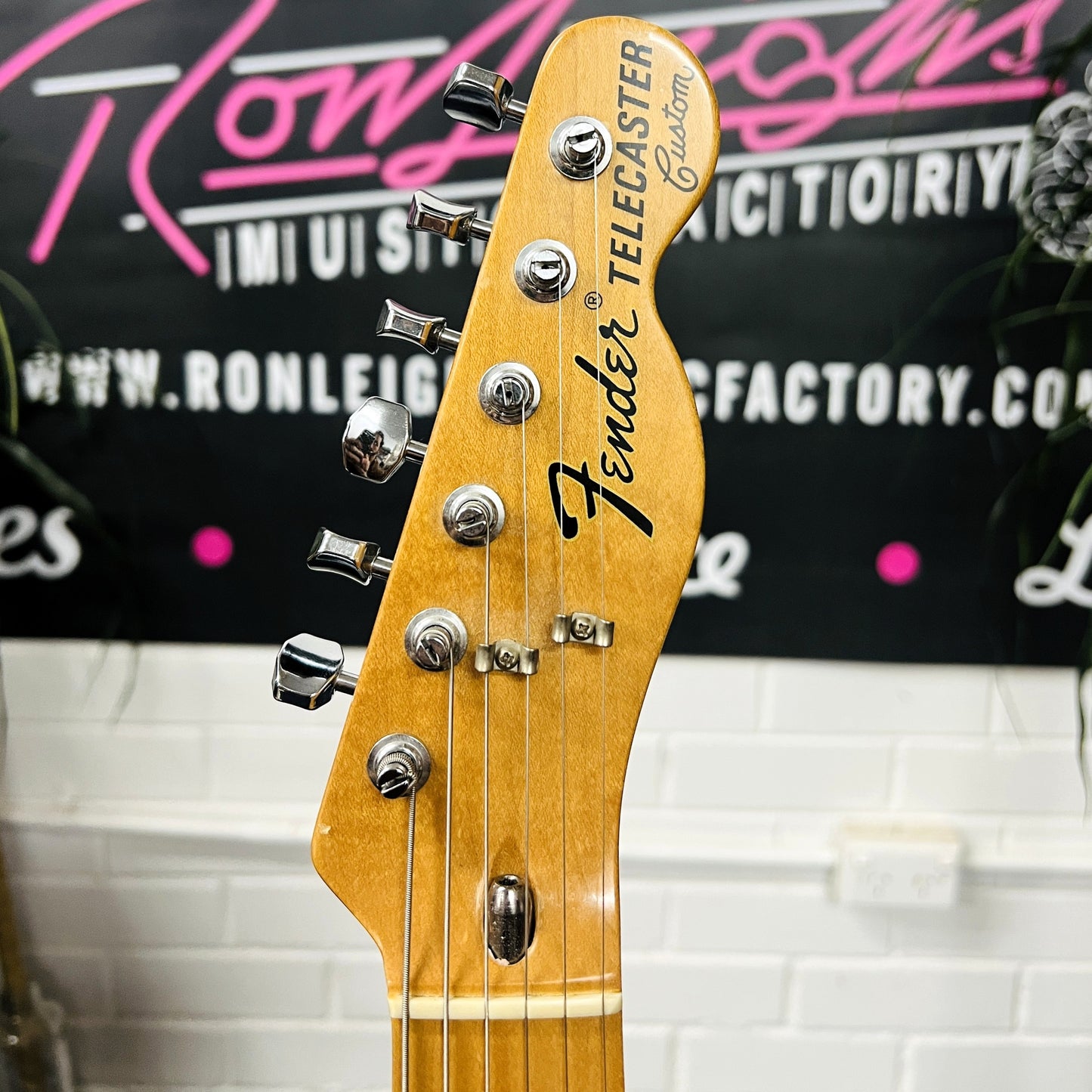 1999 Fender Fender Telecaster Custom MIM Black Electric Guitar with Hard Case