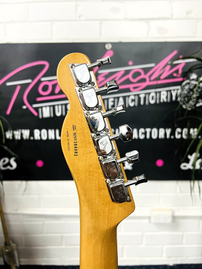 1999 Fender Fender Telecaster Custom MIM Black Electric Guitar with Hard Case