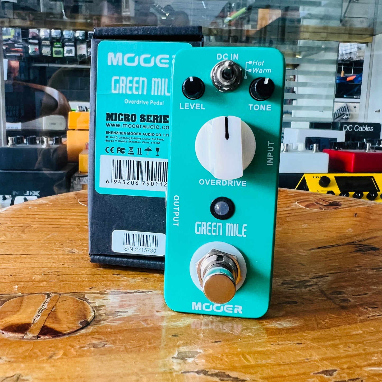 MOOER Green Mile Tube Overdrive Guitar Effect Pedal