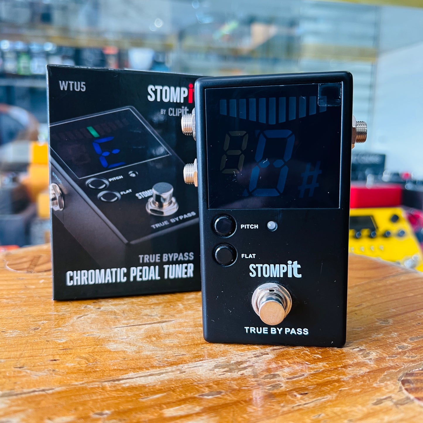 Stompit True Bypass Chormatic Tuner Pedal