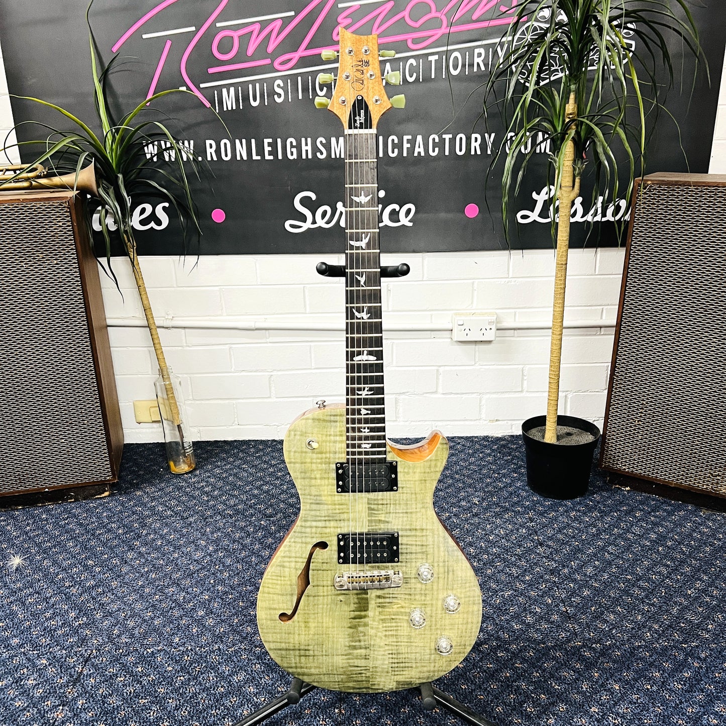 PRS SE Zach Myers – Semi-Hollow Trampas Green Signature Model