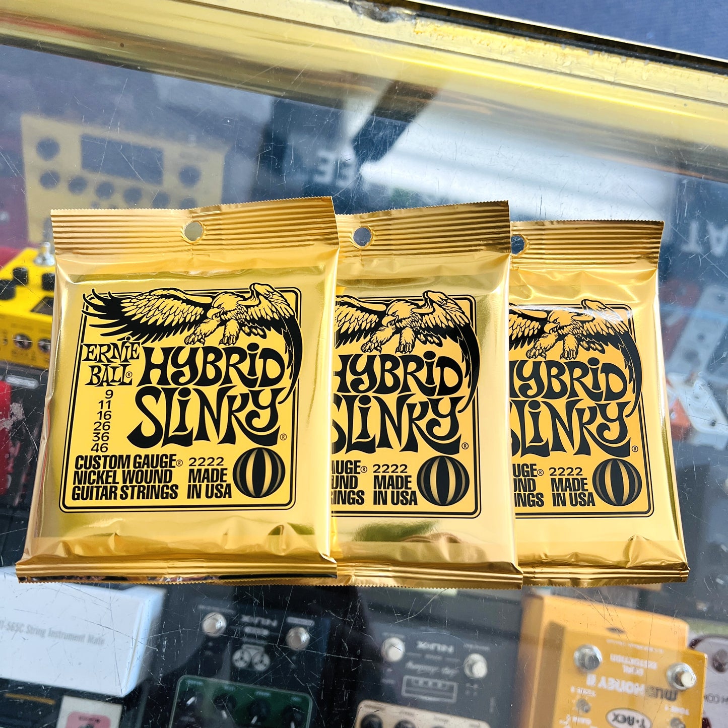 3 Pack - ERNIE BALL Electric Guitar Strings SET 09/46 Hybrid Slinky