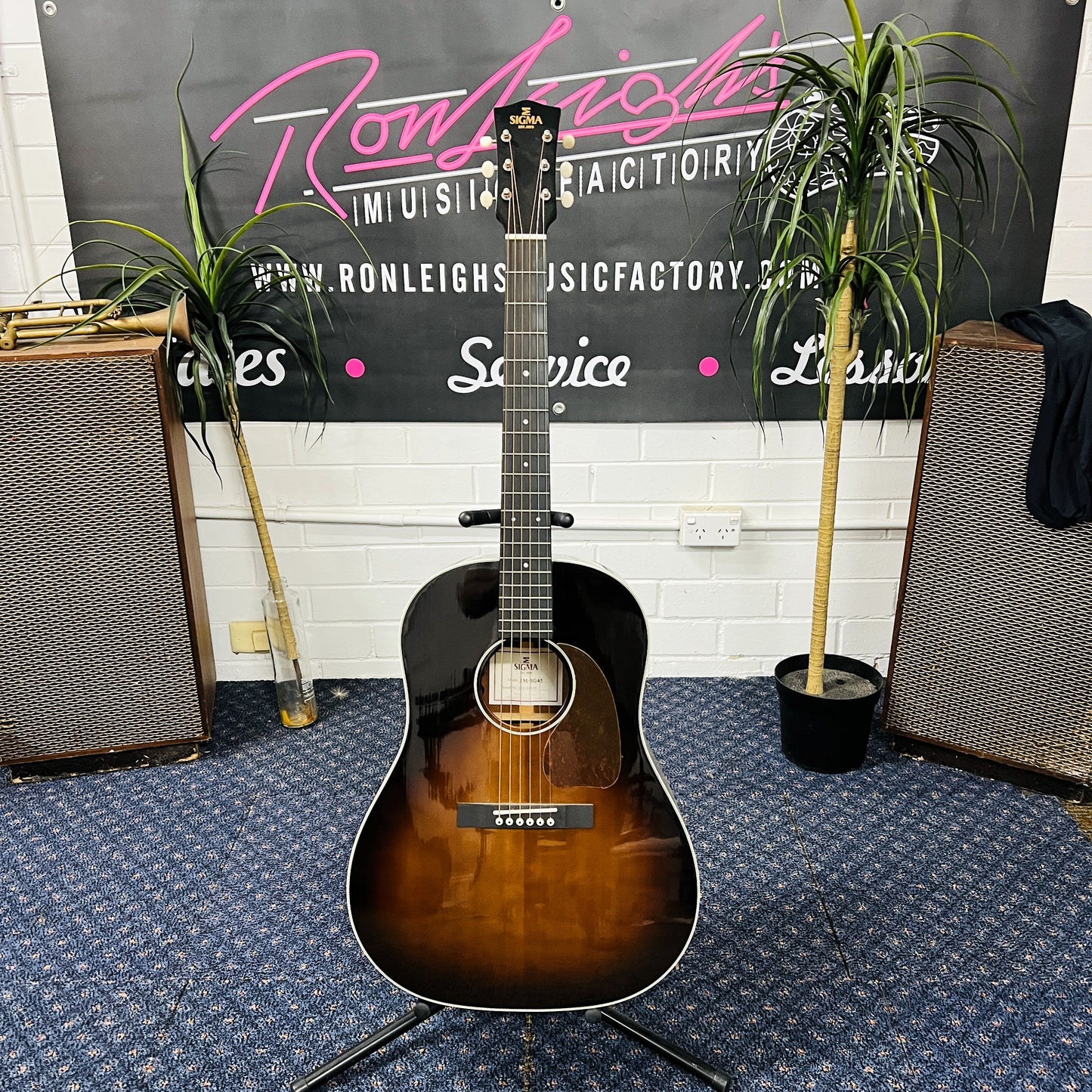 SIGMA  Gibson J45 Style Acoustic / Electric Guitar