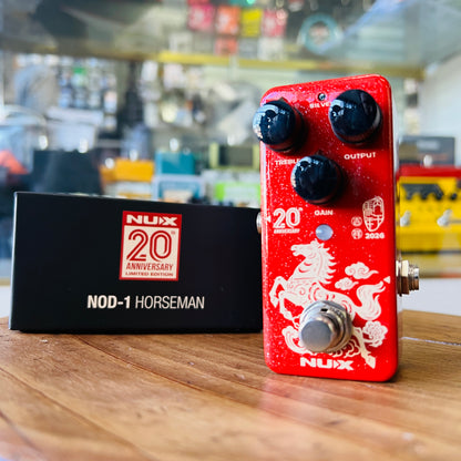 NUX 20th Anniversary Limited Edition Horseman Overdrive Pedal For Electric Guitar