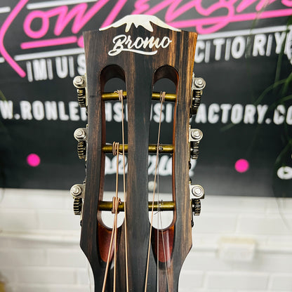 Bromo BAR6E All-Solid Parlour Acoustic-Electric Guitar – Red Cedar Top | Rocky Mountain Series