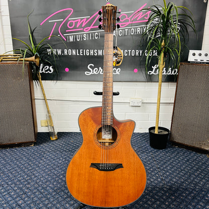 Bromo BAT2MCE All-Mahogany Grand Auditorium Acoustic-Electric Guitar – Tahoma Series