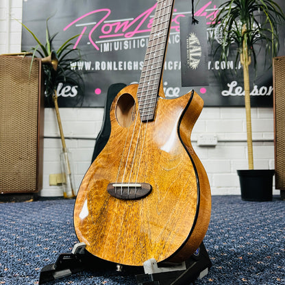 Kala Revelator Night Owl Mango Tenor Ukulele | Acoustic-Electric with Gig Bag