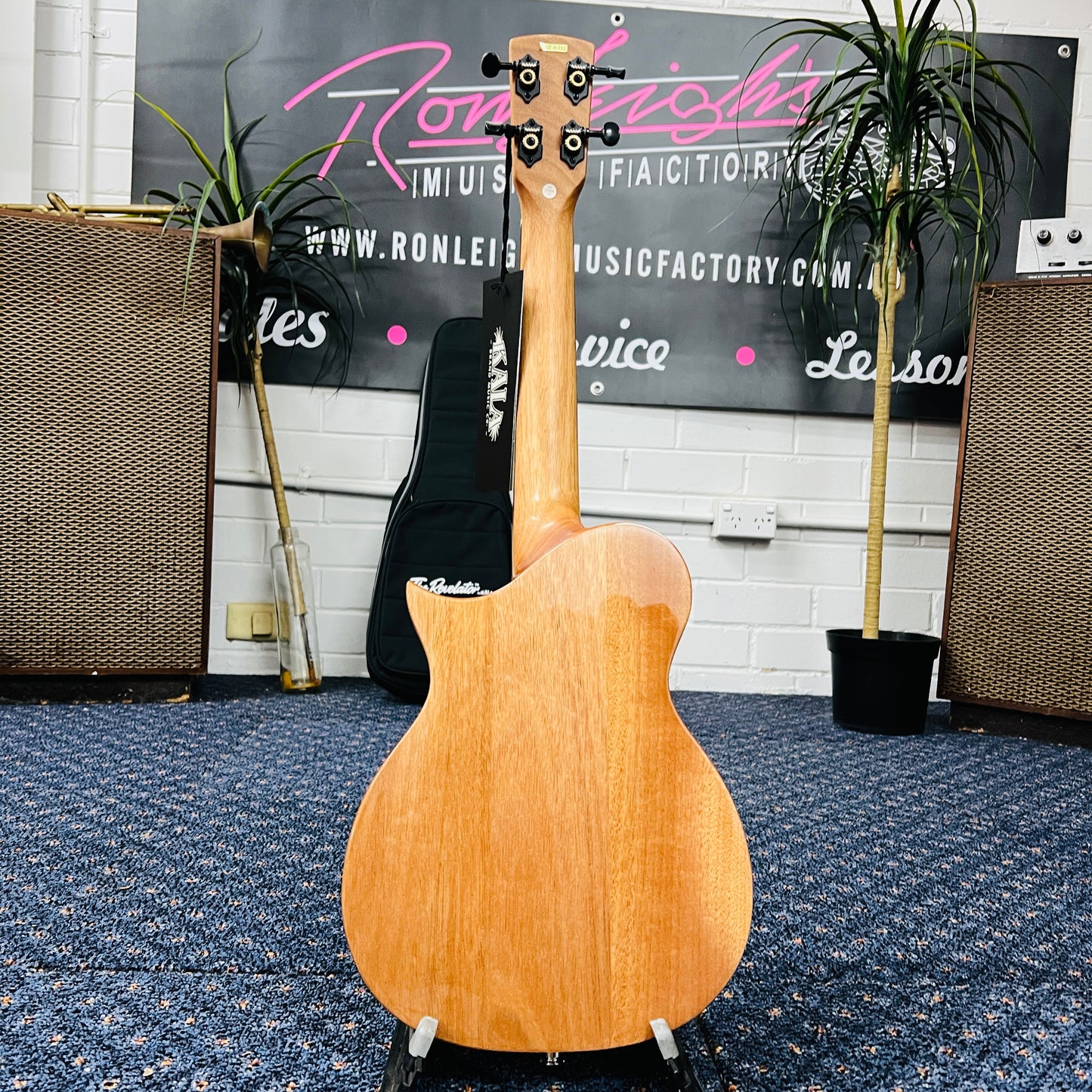 Kala Revelator Night Owl Mango Tenor Ukulele | Acoustic-Electric with Gig Bag