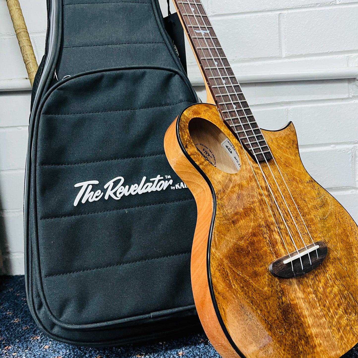 Kala Revelator Night Owl Mango Tenor Ukulele | Acoustic-Electric with Gig Bag