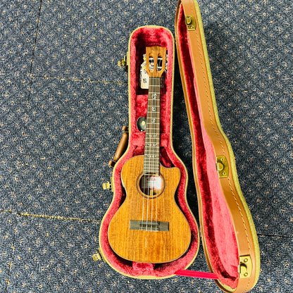 Kala KA-SAB-T-CE All Solid Australian Blackwood Tenor Ukulele | Acoustic-Electric Cutaway