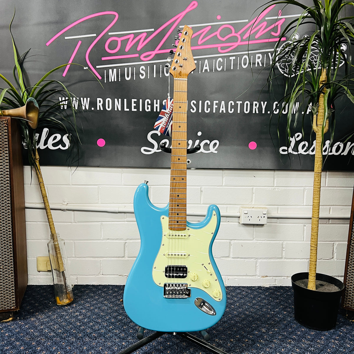 Northstar Pro NSP1-CB S-Style Electric Guitar – Cadillac Blue