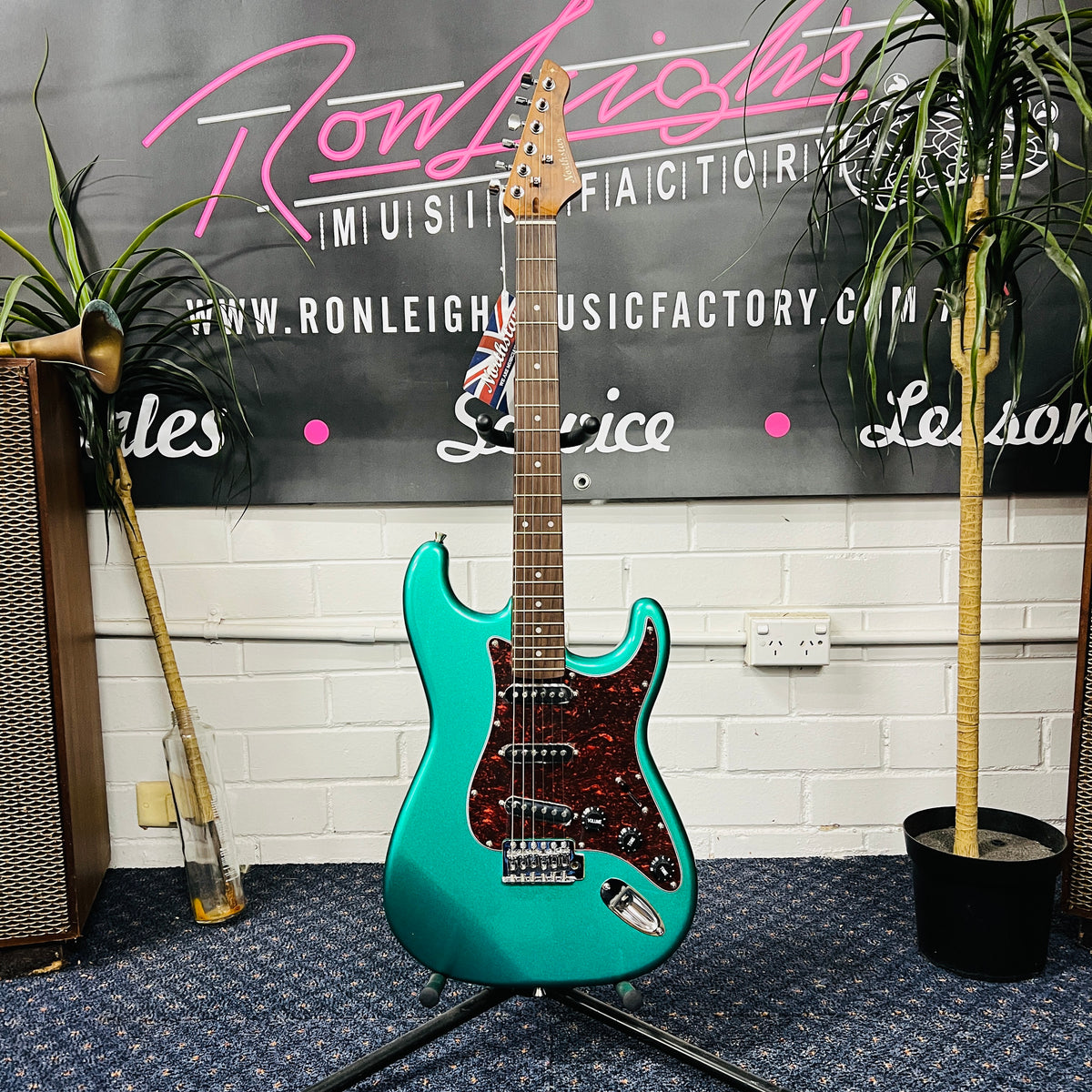 Northstar NS1-EG S-Style Electric Guitar – Emerald Green