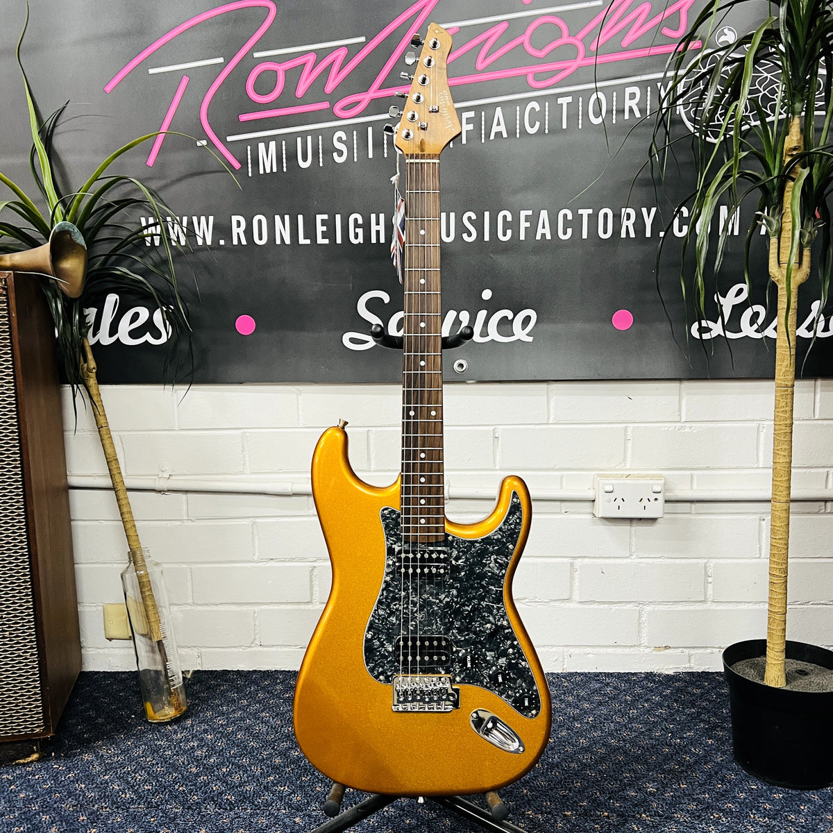 Northstar Pro NSP1-SC S-Style Electric Guitar – Metallic Sienna Copper (HH)