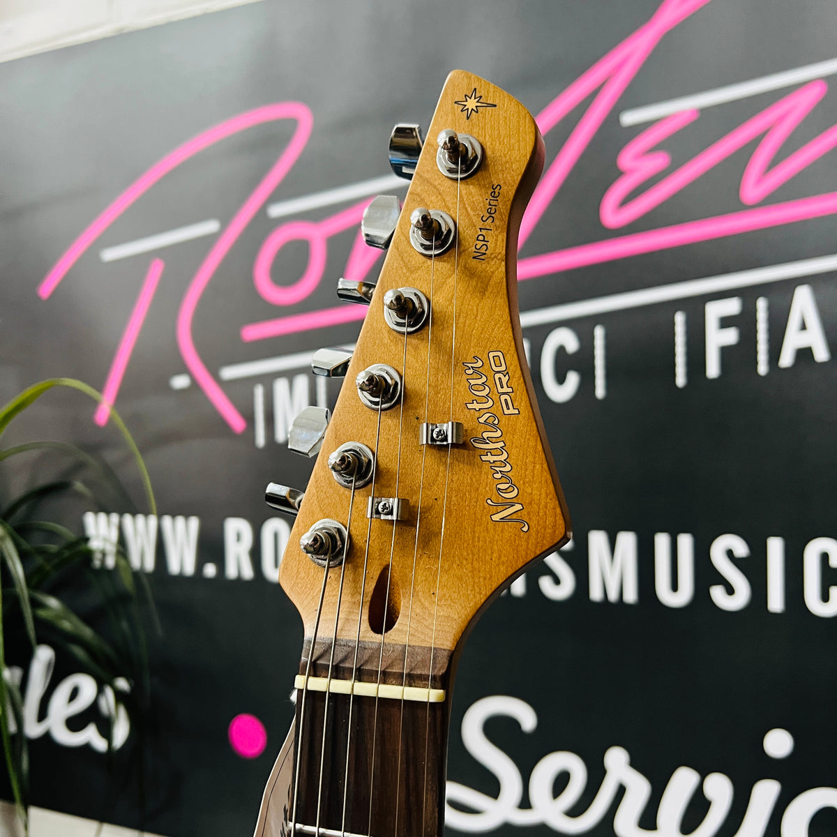 Northstar Pro NSP1-SC S-Style Electric Guitar – Metallic Sienna Copper (HH)
