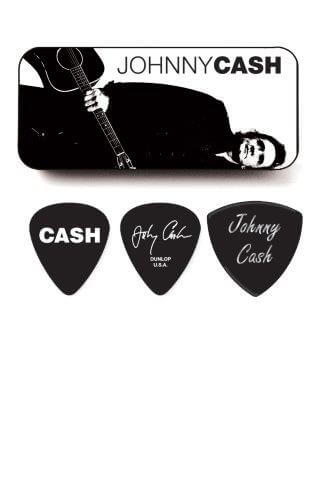 DUNLOP 5 Pk JOHNNY CASH  Legend Medium Pick Tin