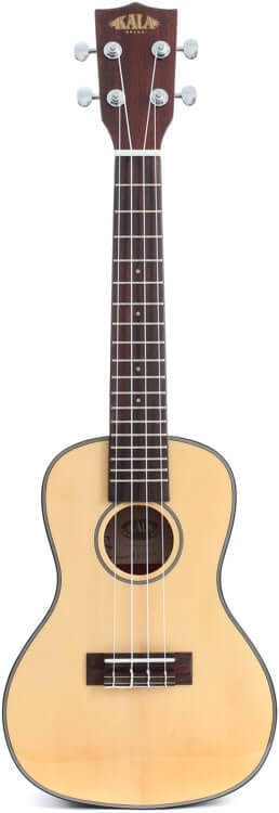 KALA  Spruce / Mahogany Gloss Ukulele - Concert