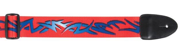 2 INCH GTR STRAP POLY BLUE/RED TRIBAL