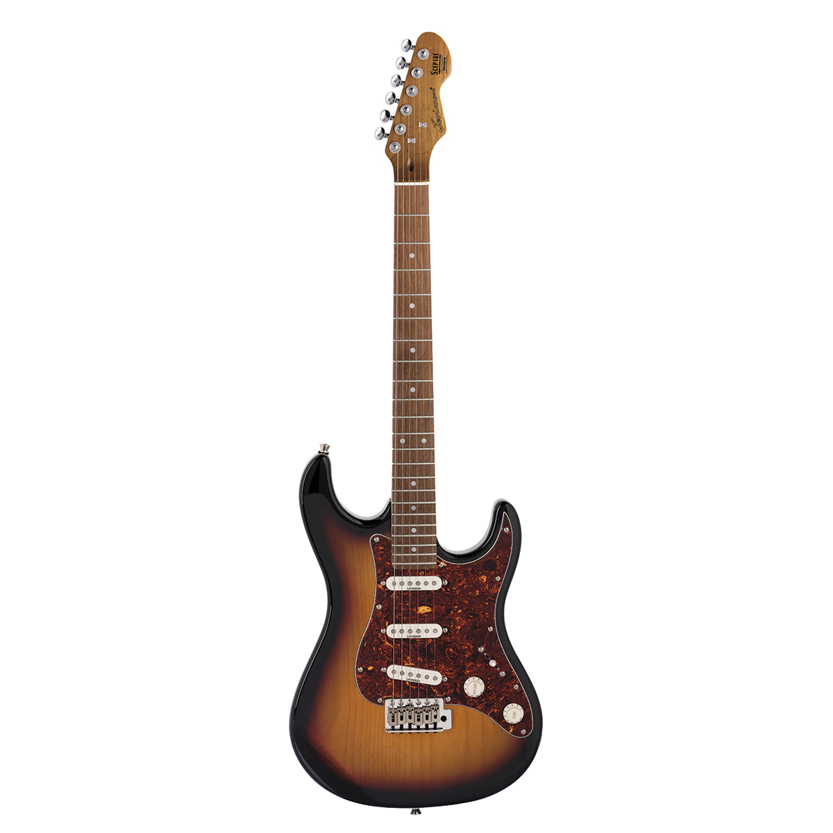 LEVINSON Sceptre Ventana Deluxe Double Cutaway - 2 Tone Sunburst