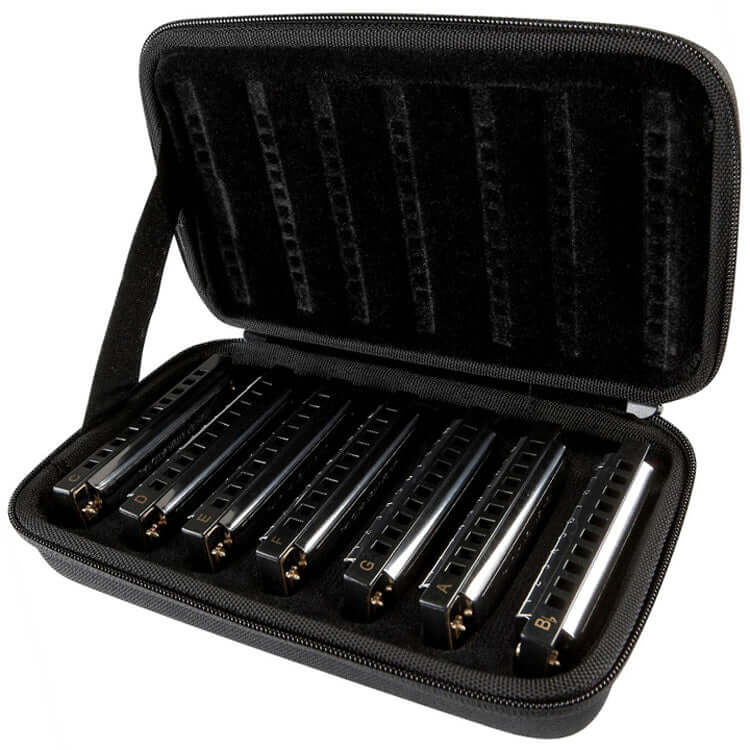 HOHNER 7 Piece Bluesband Harmonica Set