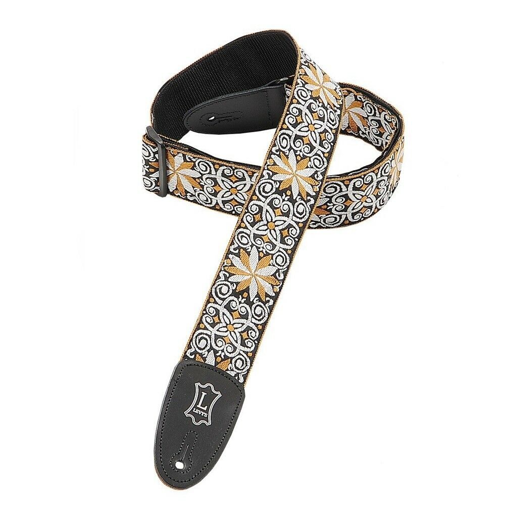 LEVYS  60'5 HOOTENANNY JACQUARD WEAVE GTR STRAP 2" WIDE