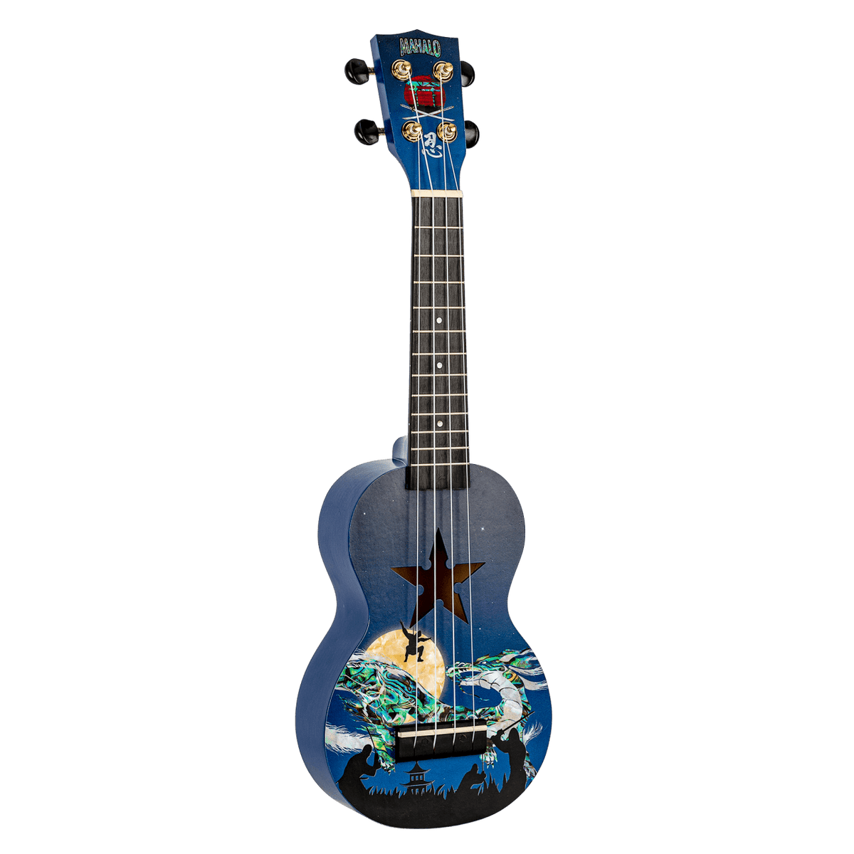 MAHALO ART Ninja Ukulele -Soprano