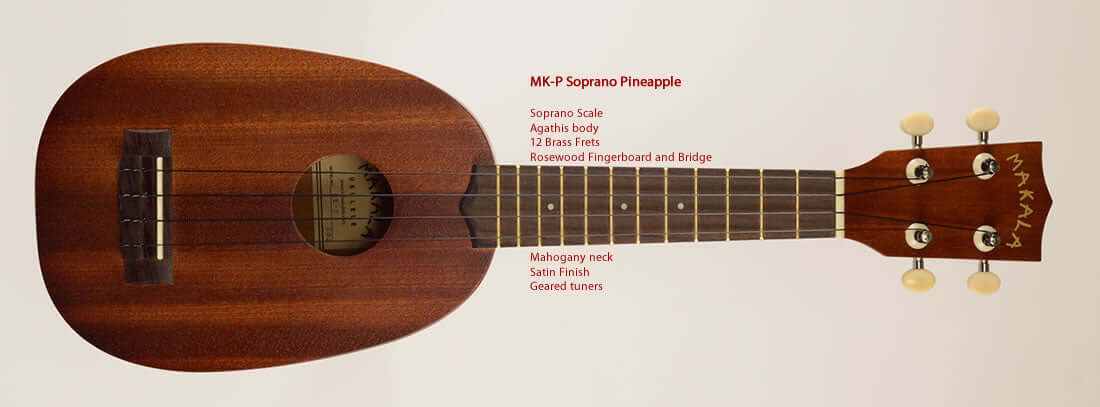 MAKALA  Pineapple Ukulele - Soprano