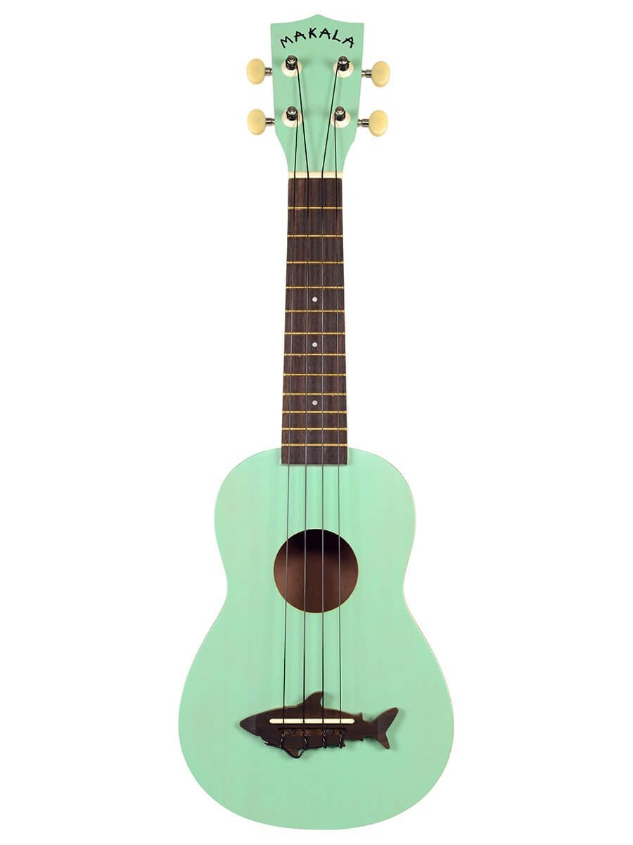 MAKALA Green Shark Ukulele - Soprano