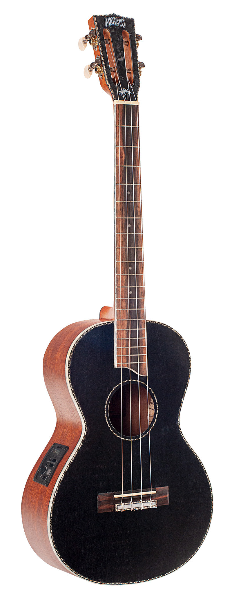 MAHALO Black Pearl Series Acoustic / Electric - Baritone