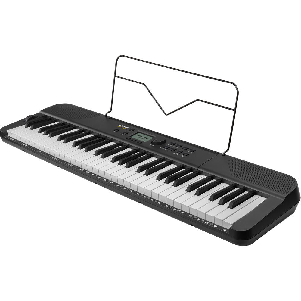 NU-X NEK-100 Portable 61-Note Keyboard in Black with Internal Rechargeable Battery