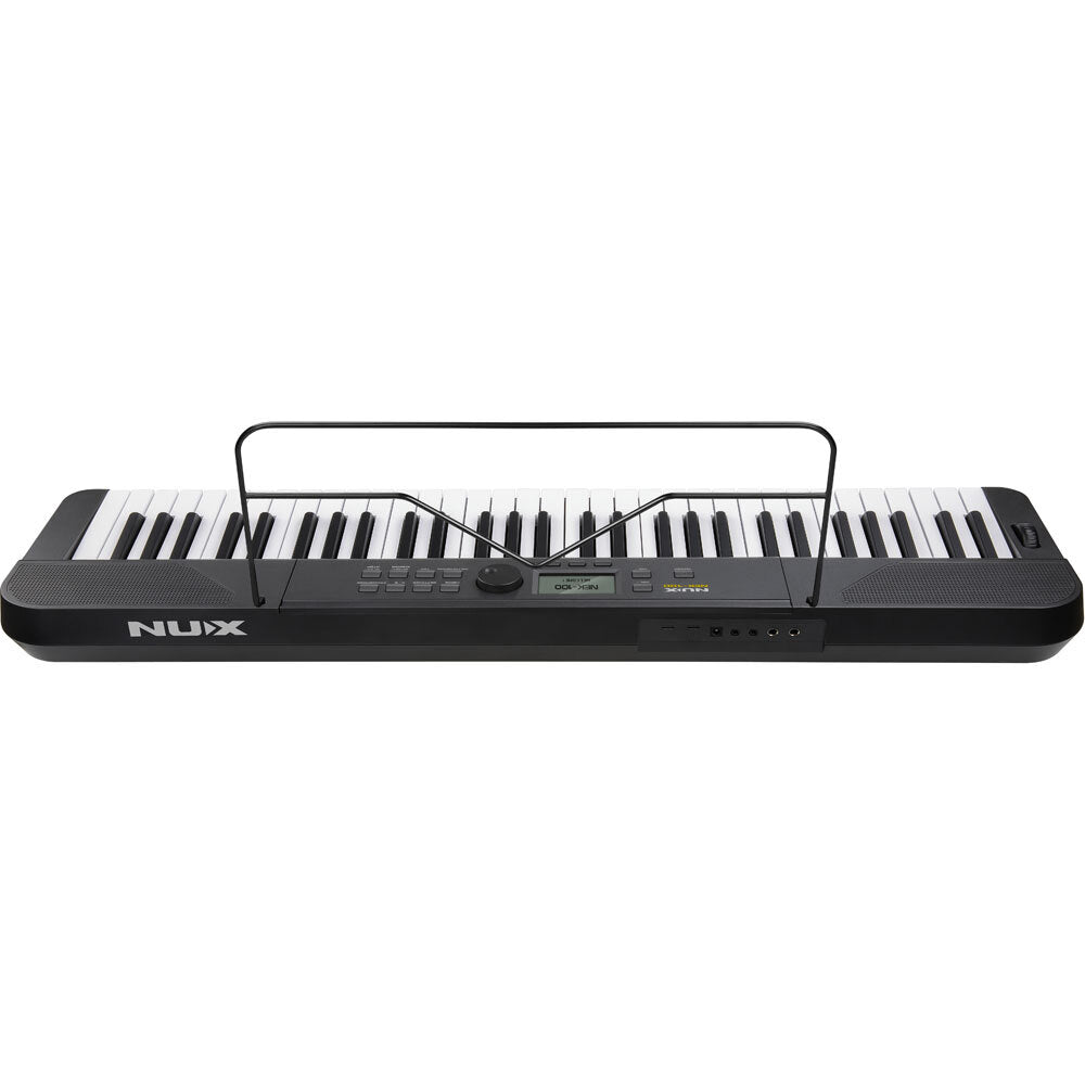 NU-X NEK-100 Portable 61-Note Keyboard in Black with Internal Rechargeable Battery