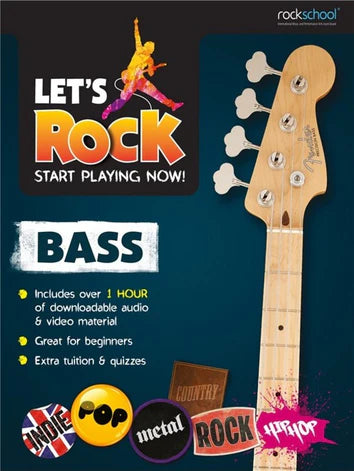 ROCKSCHOOL Let's Rock Bass Start Playing Now