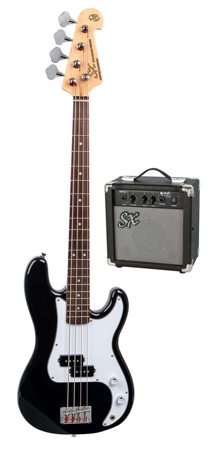 SX 3/4 Short Scale  P-Bass  + SX 10 Watt Bass Amplifier Package