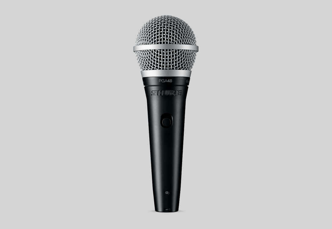 Shure PGA48 Cardioid Dynamic Vocal Microphone wi