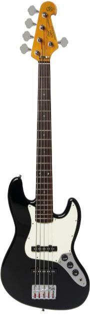 SX 5 String JB Bass -Black