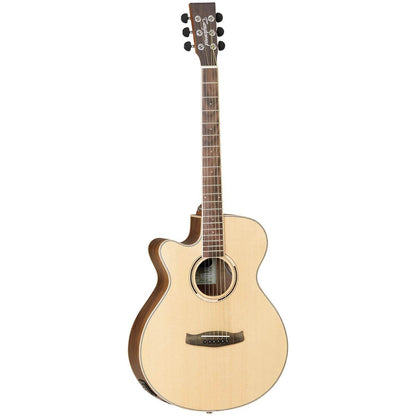 TANGLEWOOD Discovery Cutaway Super Folk Acoustic / Electric Guitar - Left Hand