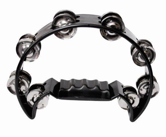 MANO 1/2 Moon Tambourine - Black